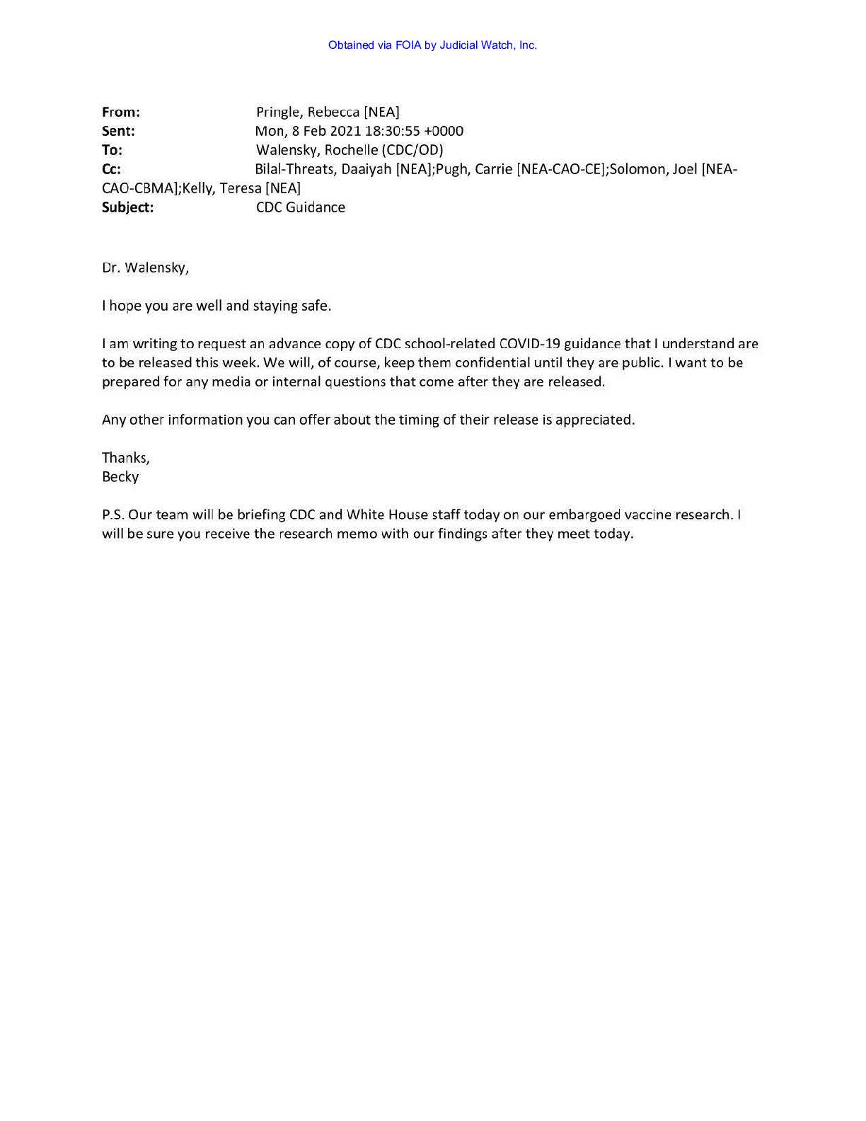 CDC comms AFT NEA FOIA August 2021 pg 6