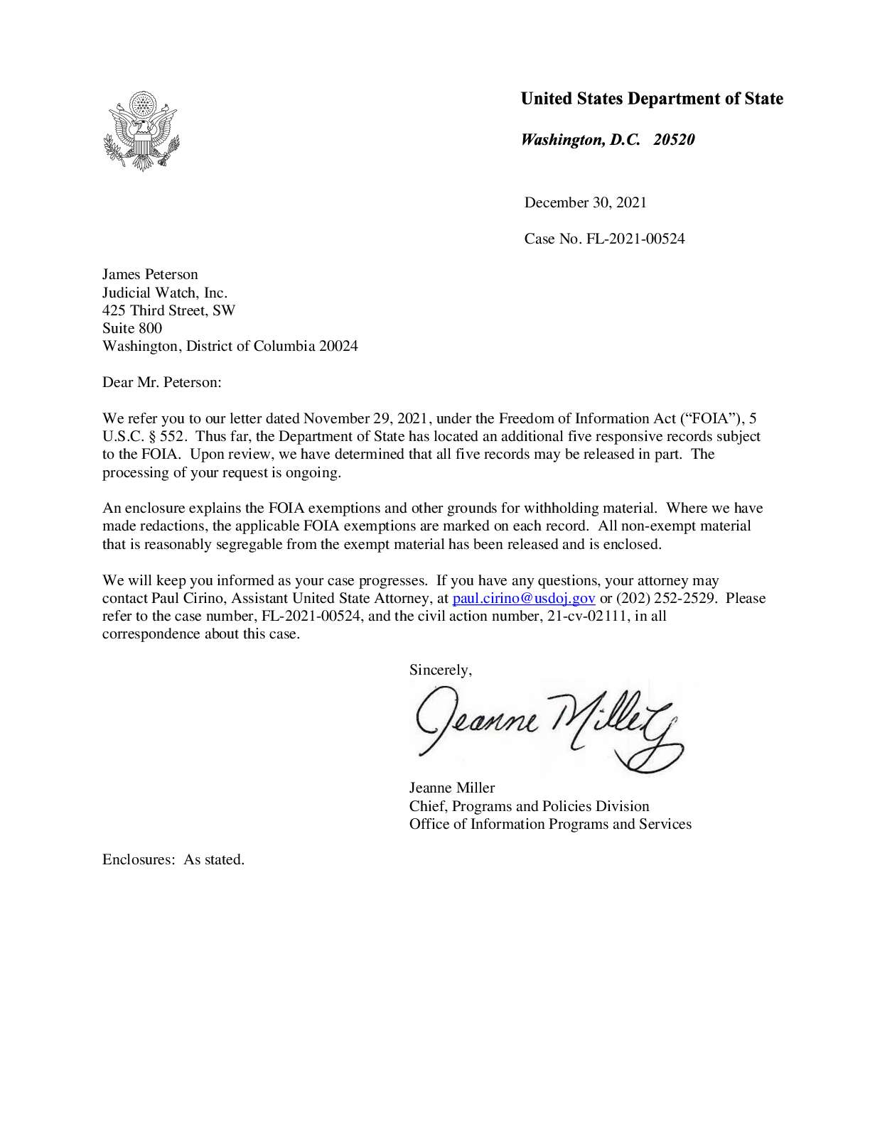 JW v State COVID test January 2022 02111
