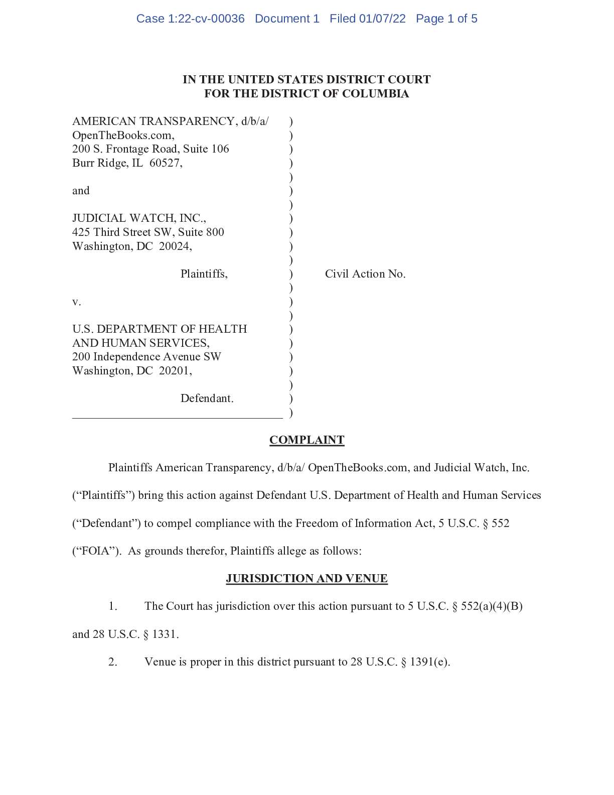 OpenTheBooks.com v HHS Fauci complaint 00036