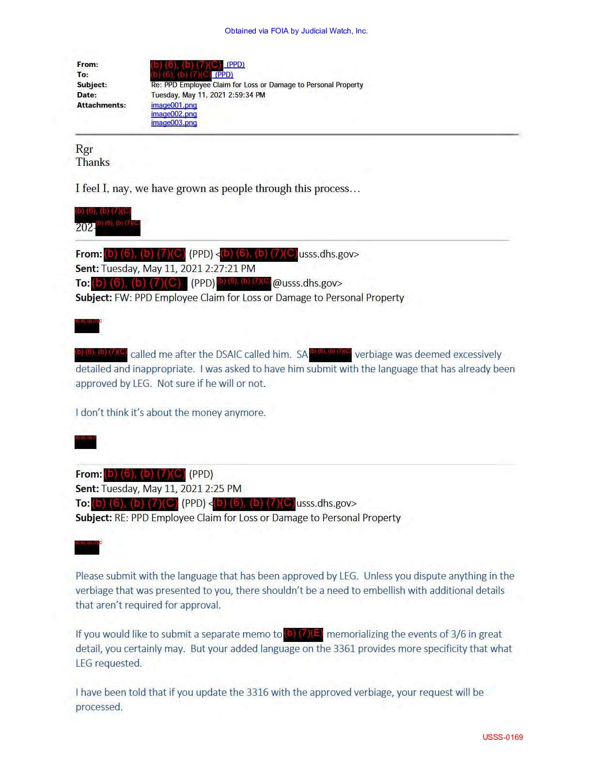 JW v Secret Service Biden dogs records 02824 pgs 171-175
