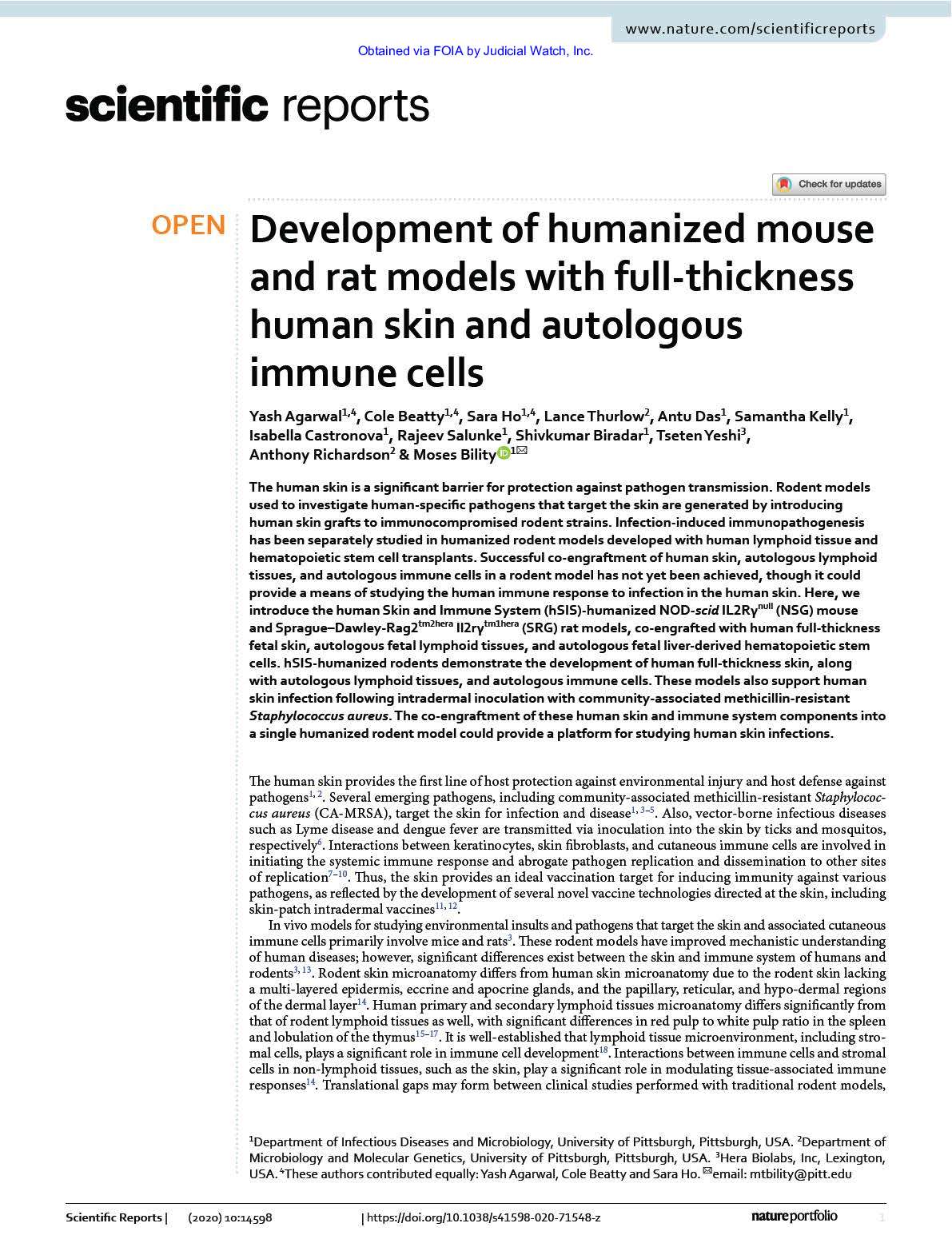 NIH U Pitt Baby Parts Humanized Mice April 2020 pg...