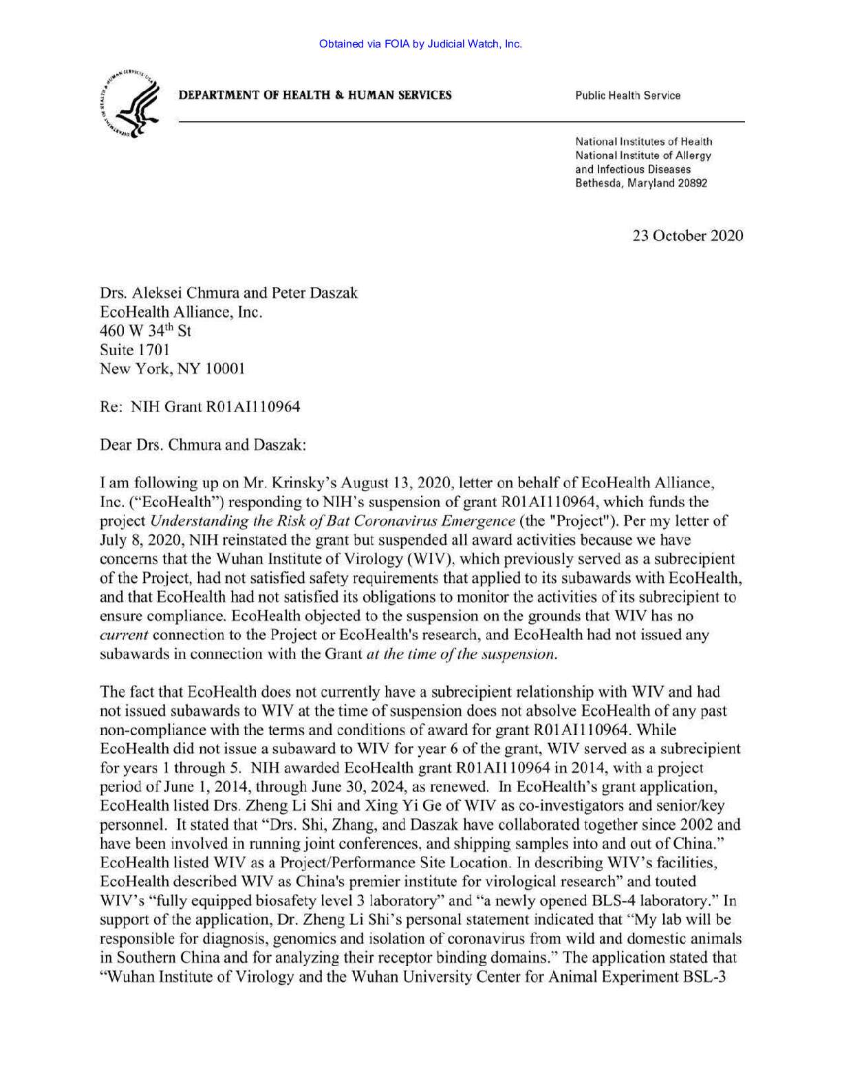 JW v HHS NIH EcoHealth Wuhan Prod 7 00696 pgs 454-...