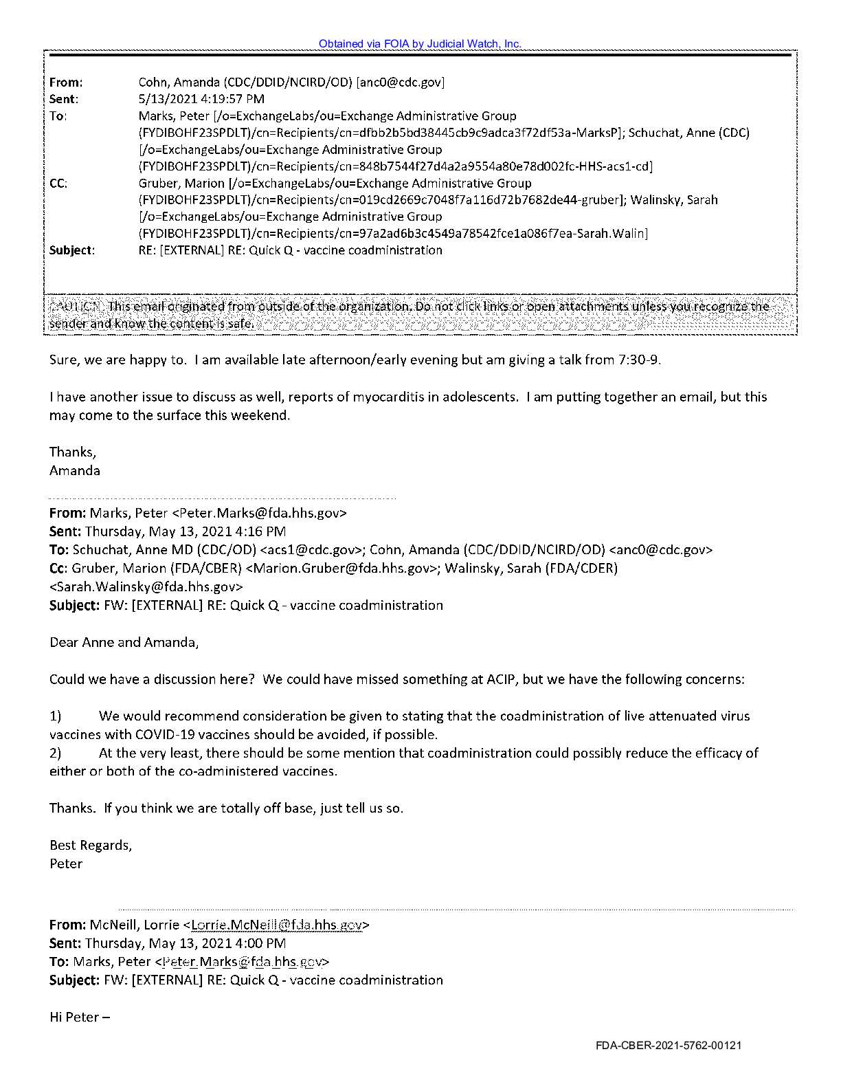JW v HHS Covid Vax Adverse Events prod 1 00660 Par...