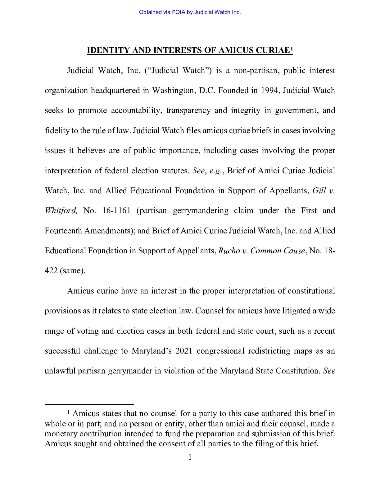 Albence v Higgin et al. DE Vote by Mail amicus 342...