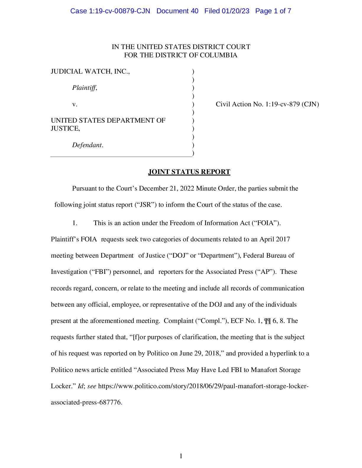 JW v DOJ AP Manafort JSR 00879
