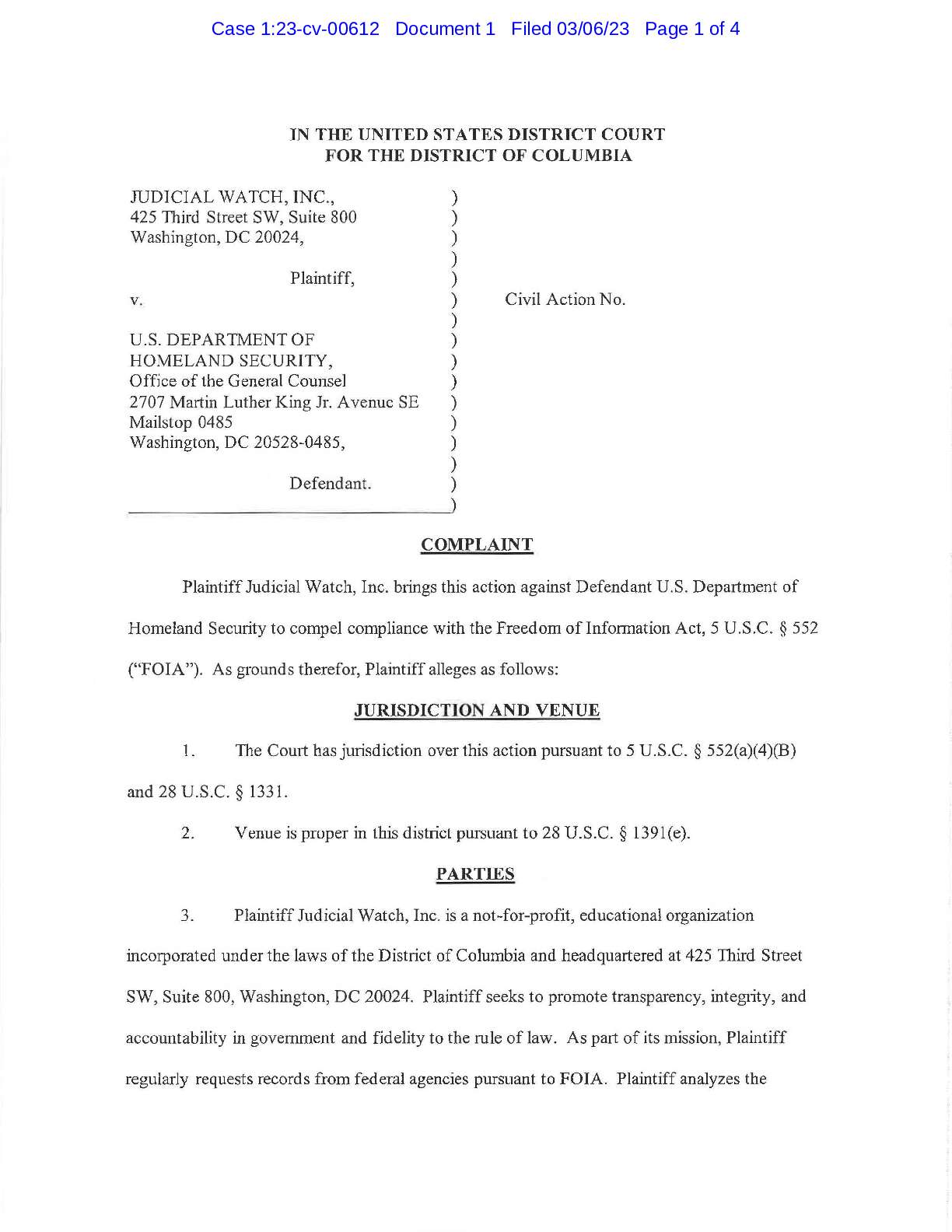 JW v DHS Biden Dog Commander complaint 00612