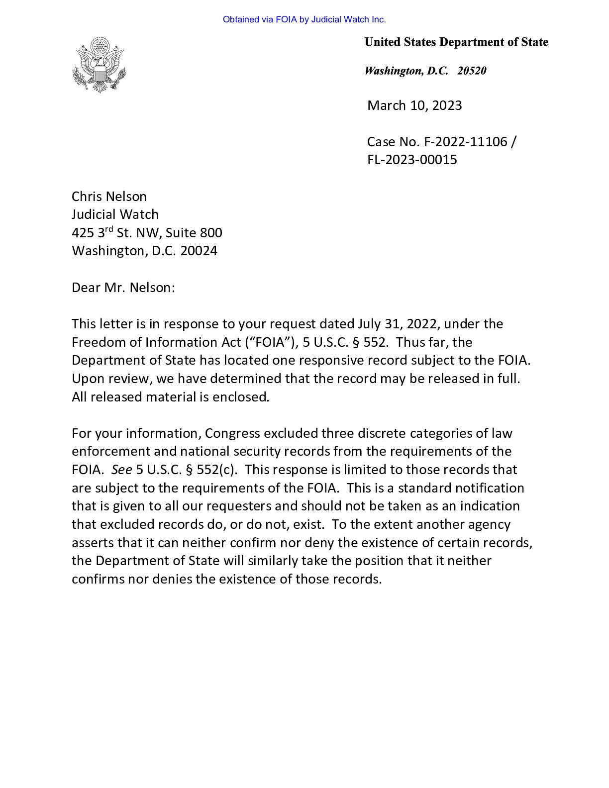 JW v State Kerry Envoy chart 02844