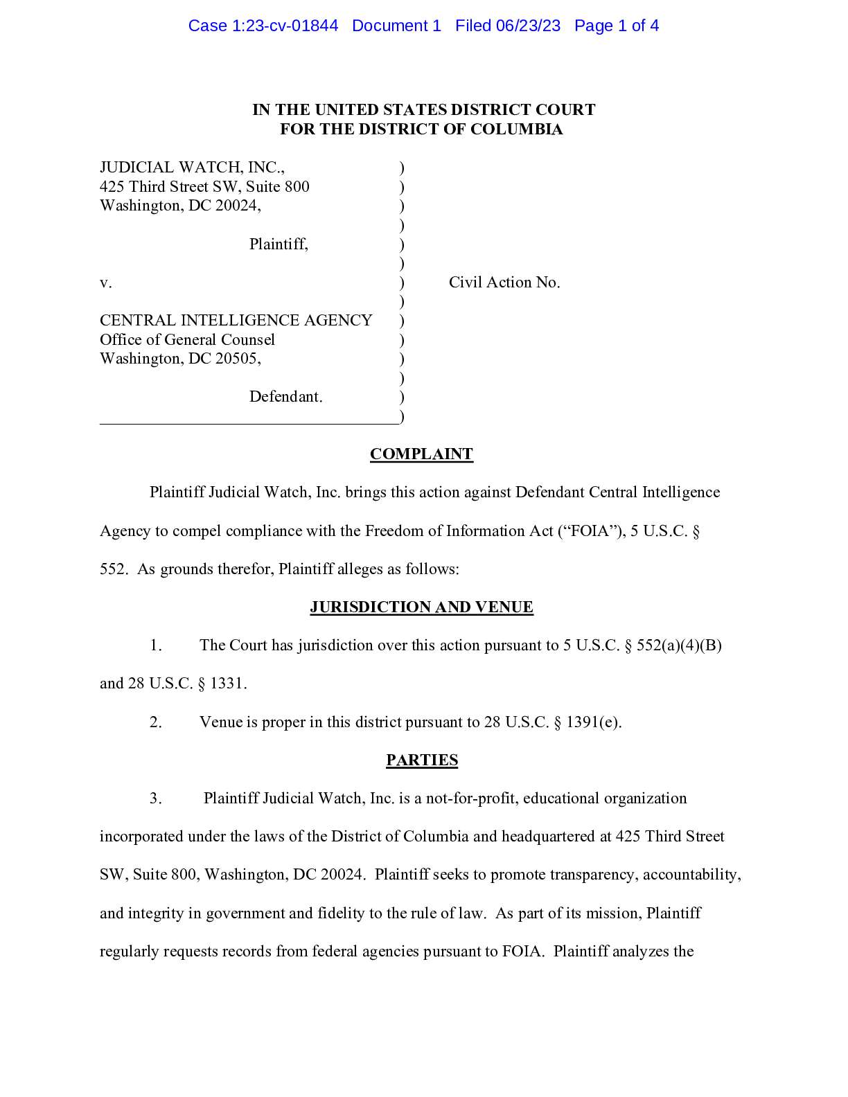 JW v CIA Hunter Biden Laptop Letter complaint 01844