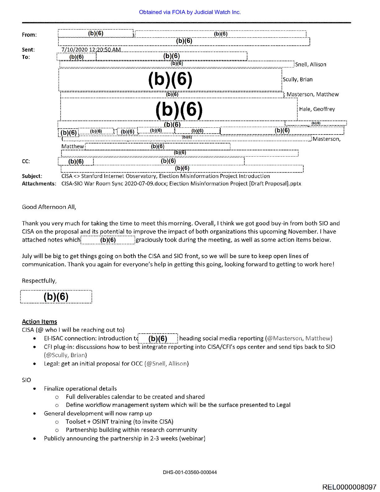 JW v DHS Election Integrity Partnership prod 1 records 03560 pg 45