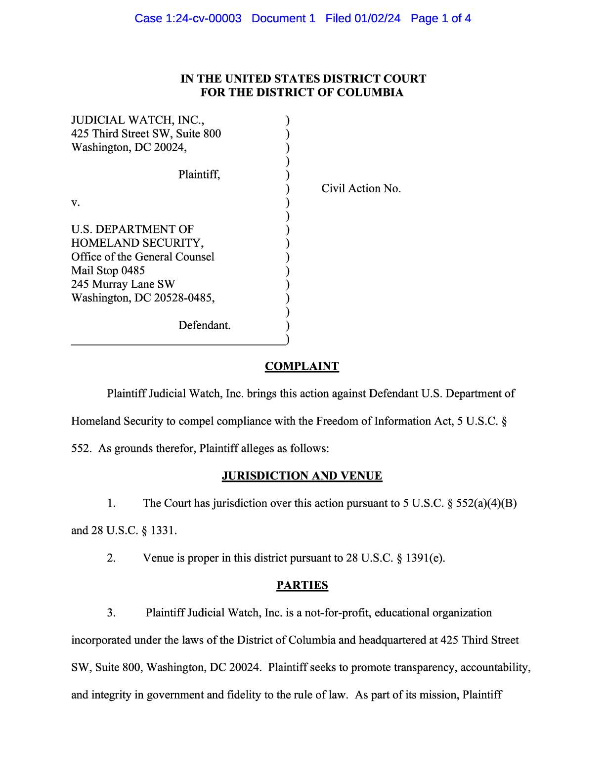 JW v HHS CISA complaint 00003