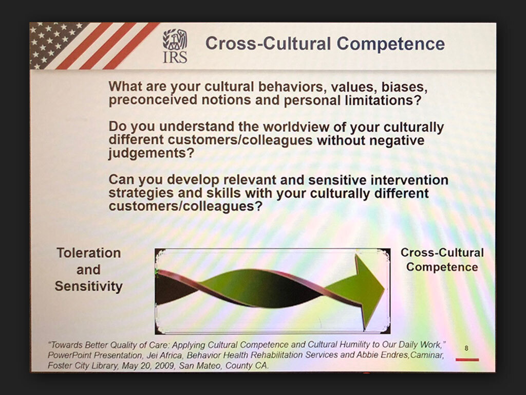 IRS Woke Training Slide 2