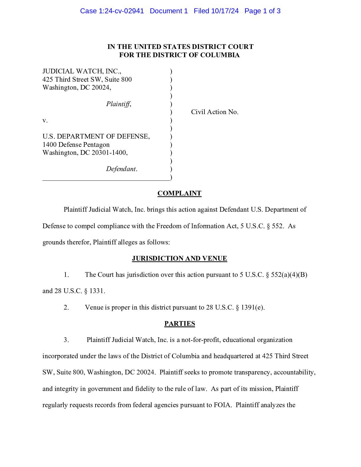 JW v DOD West Point DEI complaint 02941