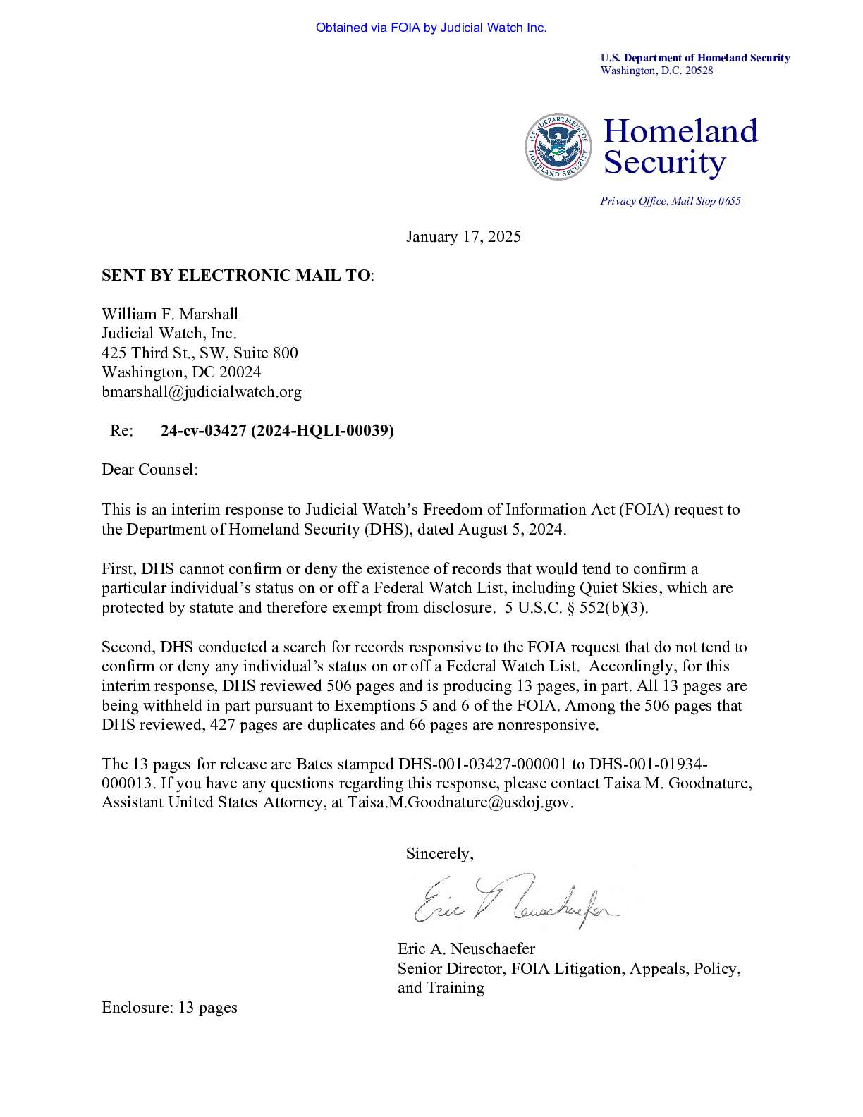 JW v DHS Gabbard Response 03427