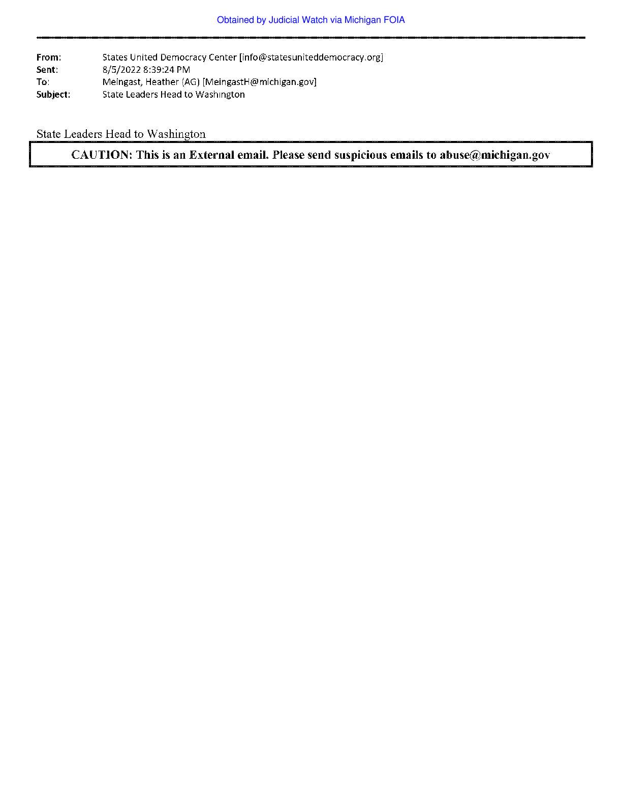 Michigan ‘Fake Electors’ records 2025