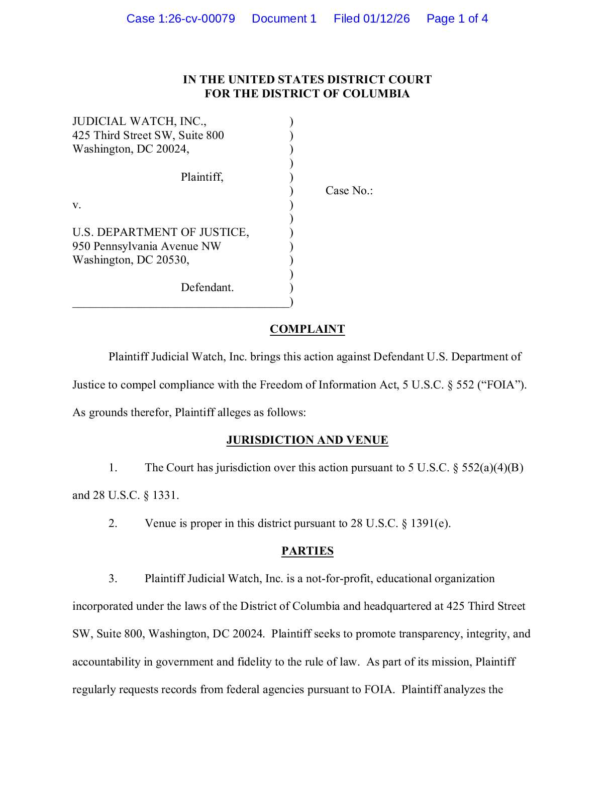 JW v. DOJ Navarro complaint 00079