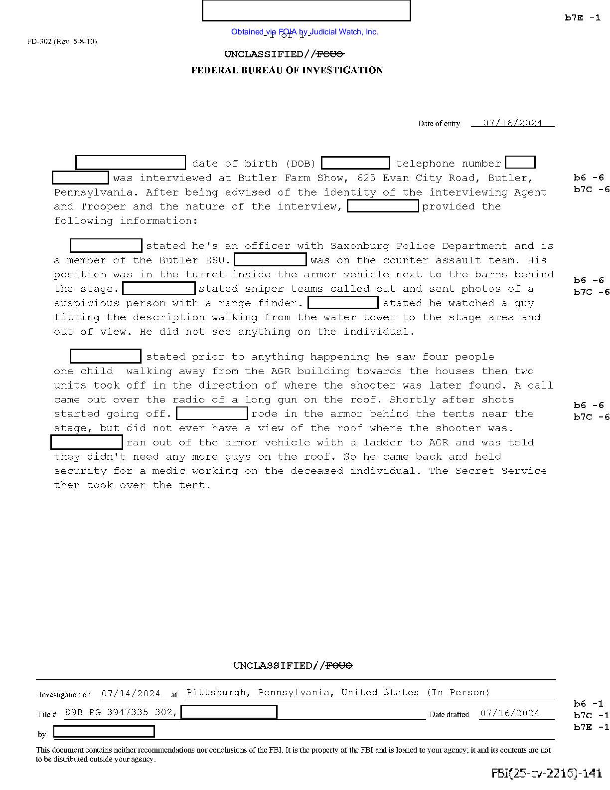 JW v DOJ Thomas Crooks prod 1 02216 pg 30