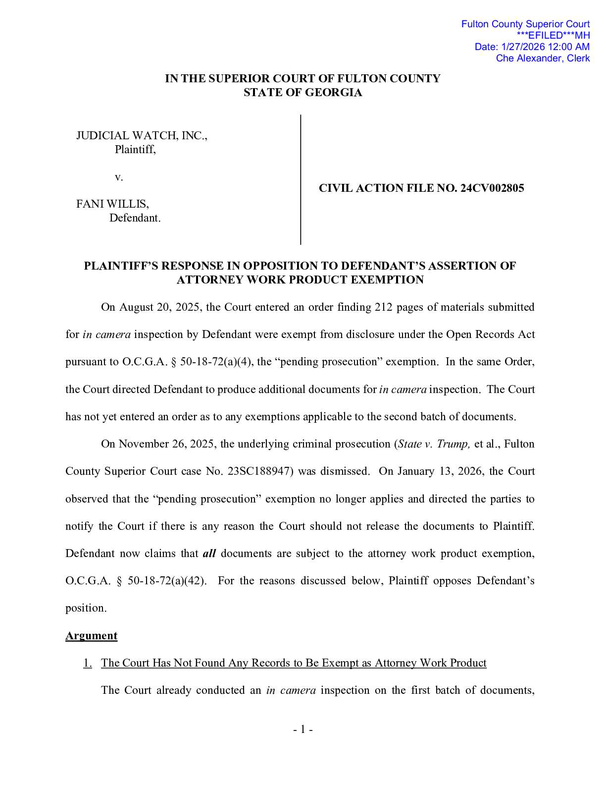 JW v Willis Jack Smith oppo 002805