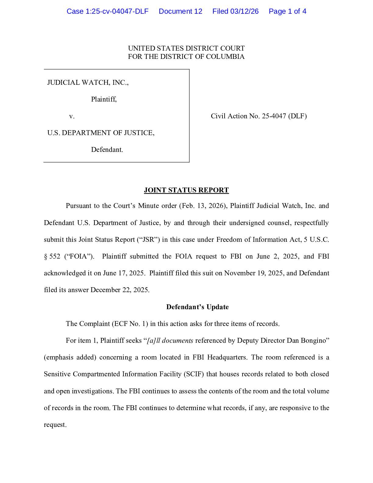 JW v DOJ Hidden Room jsr 04047
