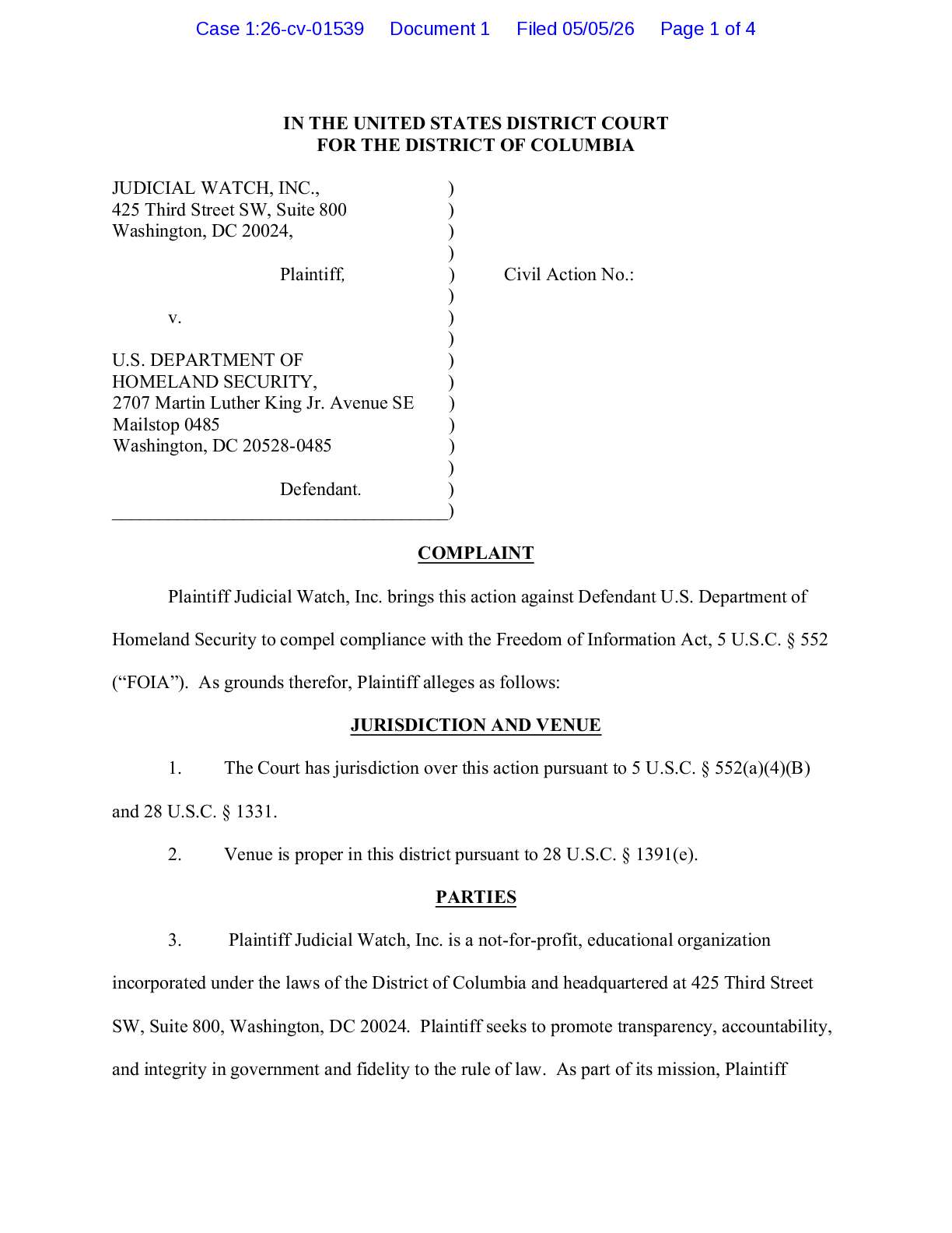 JW v DHS Delaney Hall complaint 01539