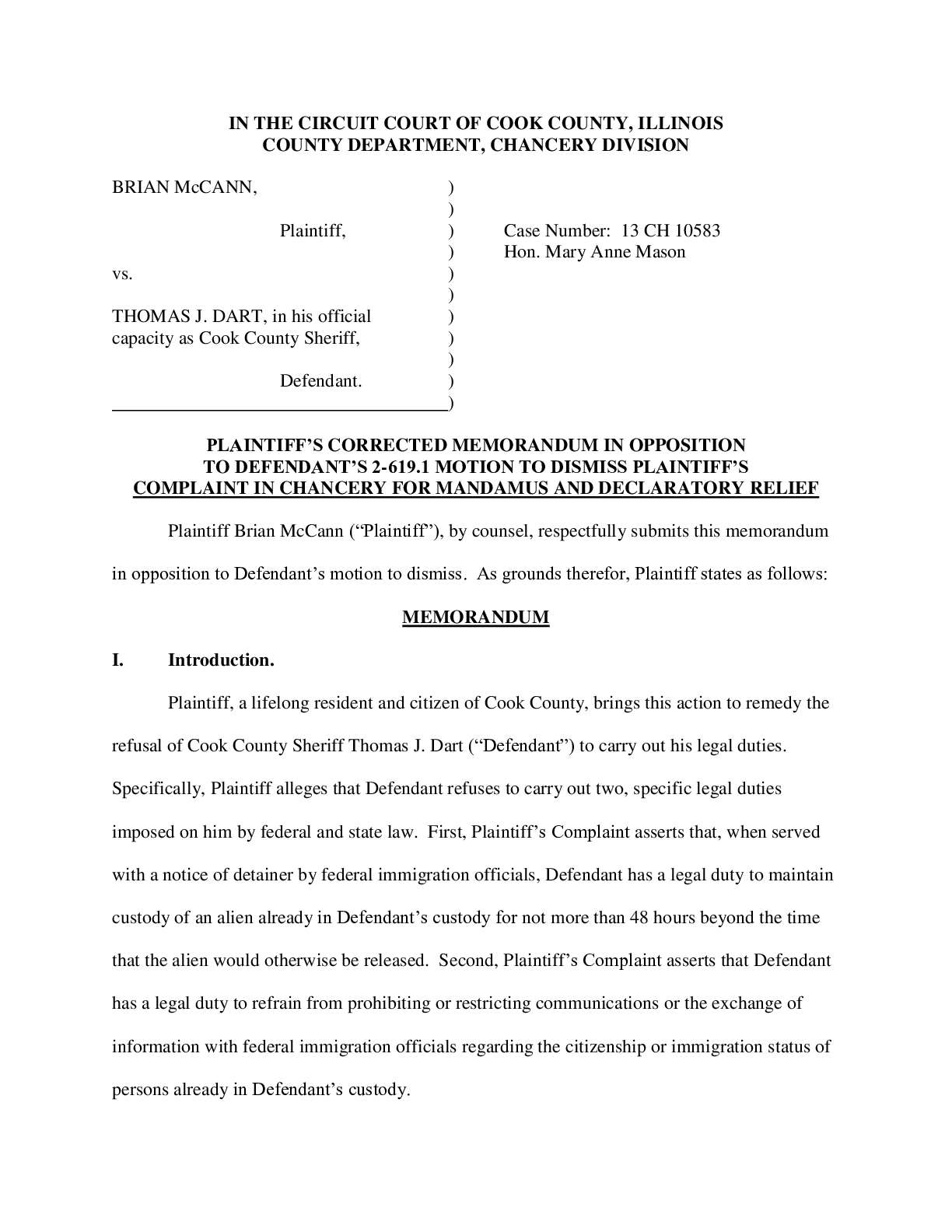 McCann v Dart 152983098-Corrected-Opposition-to-Mo...
